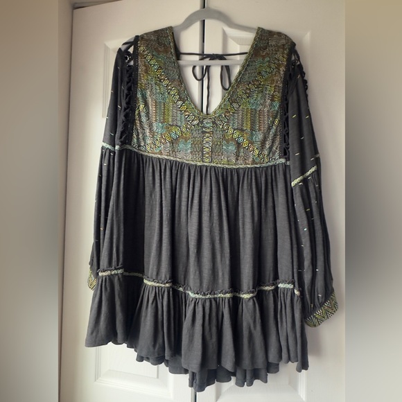 Free People Much Love Embroidered Tunic - Picture 3 of 9